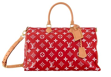 louis vuitton red speedy|louis vuitton speedy price.